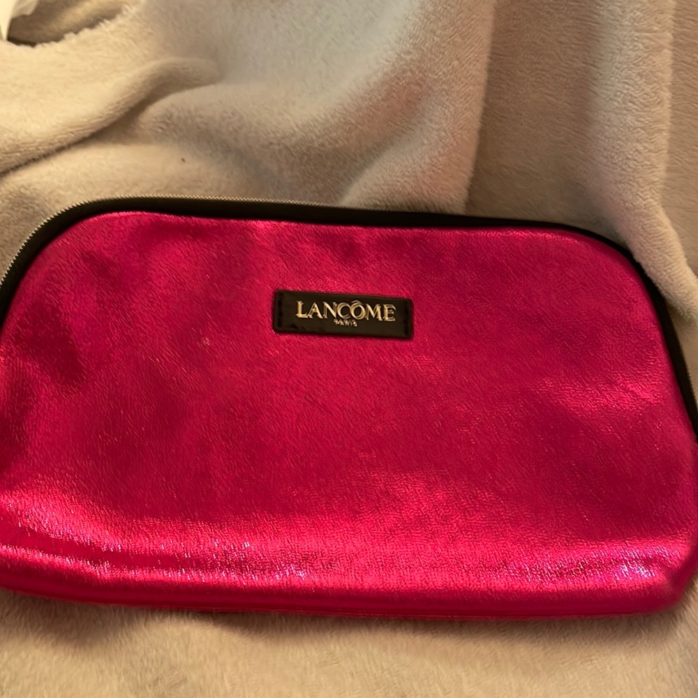 Lancôme Paris perfect pink cosmetic bag